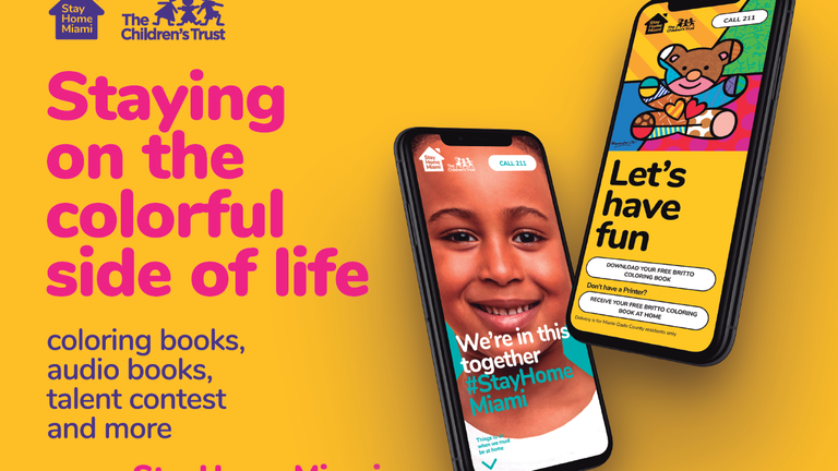 The Children's Trust  Stay Home Miami Banner