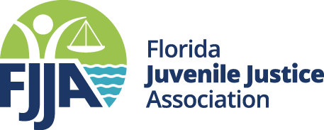 A logo for the Florida Juvenile Justice Association