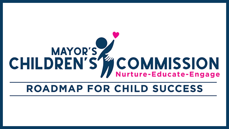A logo for the Mayor's Children's Commission