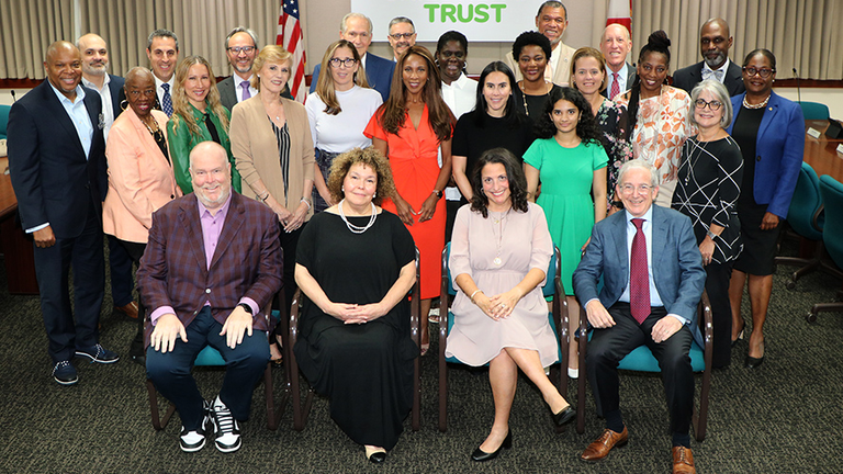 A group photo of The Children's Trust Board of Directors